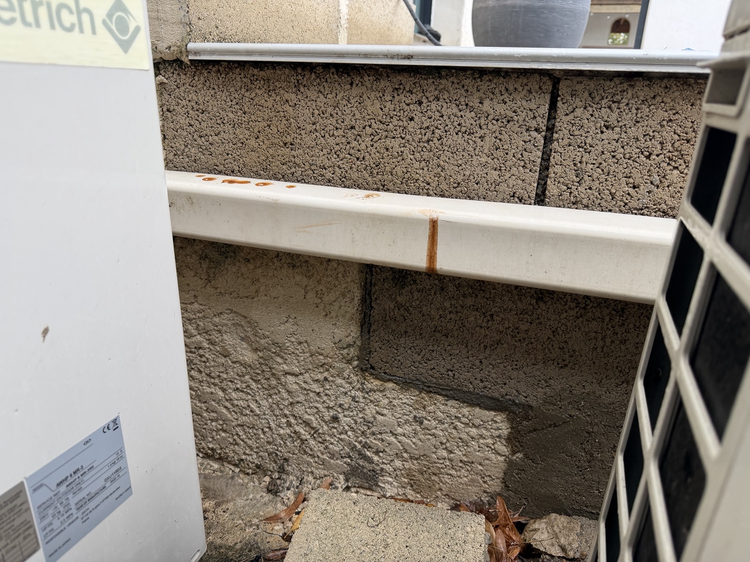 Après : Mur extérieur